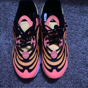 Nike Black and Neon Pink Sneakers